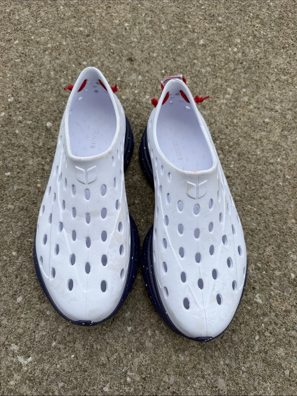 Men's White Slip-On Ventilated Water Shoes